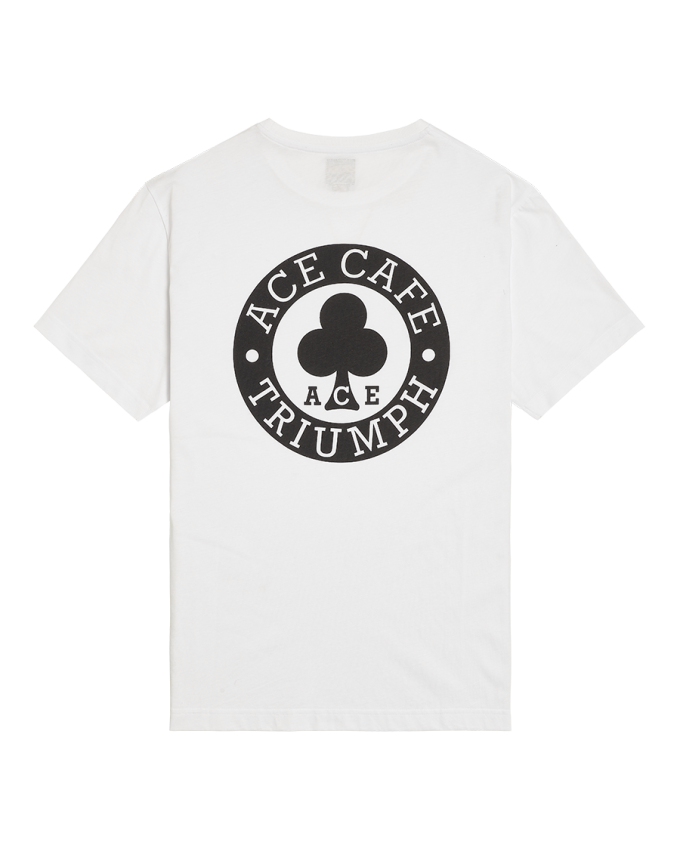 Official Triumph x Ace Cafe Short Sleeved Black Logo Shirt
